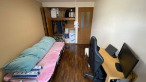 清掃後の部屋