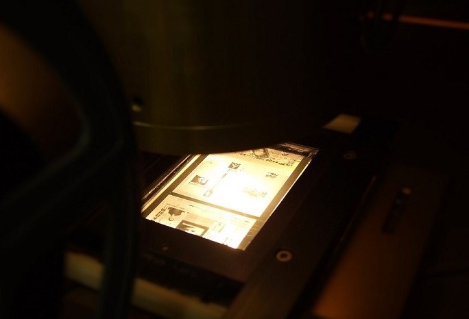 株式会社ニチマイのマイクロフィルムを見る機械
